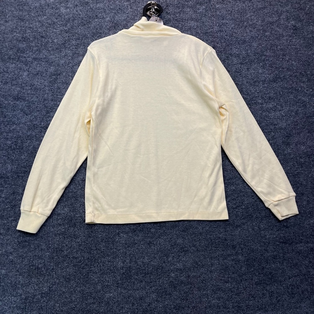 Vintage Variations Top Women's Cream Mock Turtleneck Single Stitch Classic - S